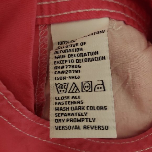 Pink Tommy Jean Overalls Size Small - Picture 7 of 9